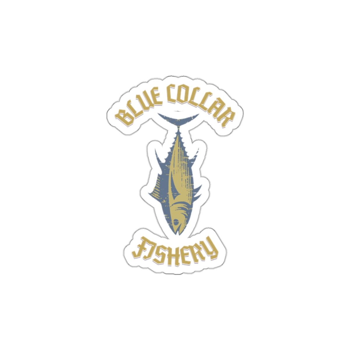 Blue Collar Fishery Sticker