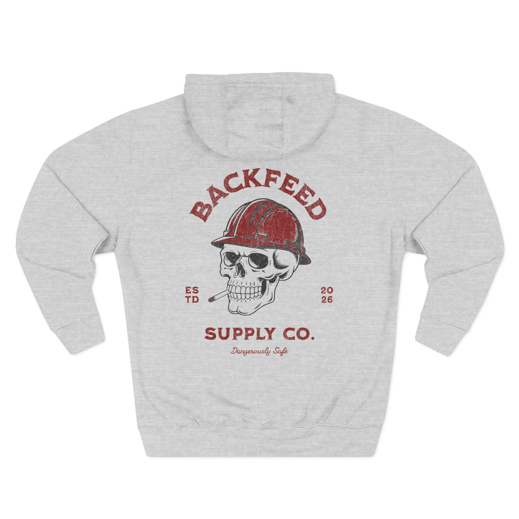 BackFeed Skull Hoodie