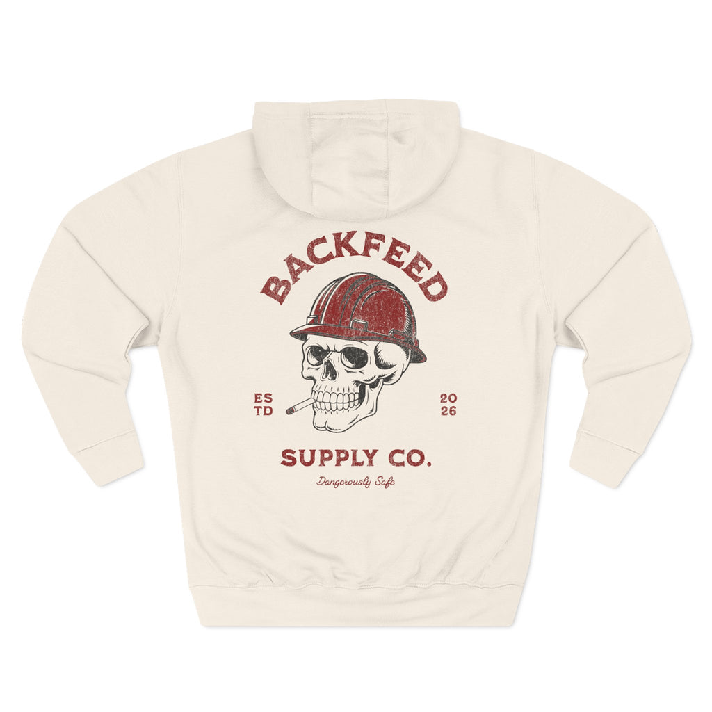 BackFeed Skull Hoodie