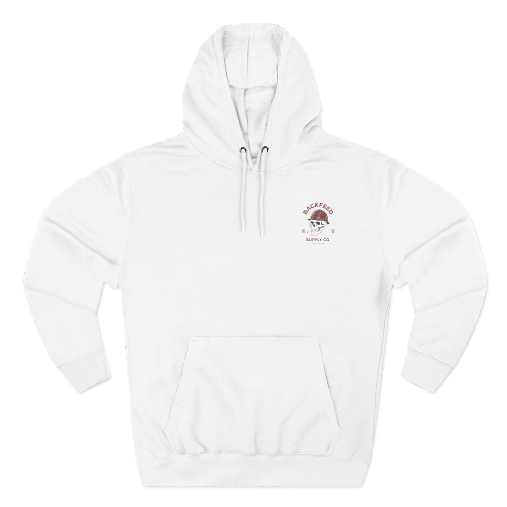 BackFeed Skull Hoodie